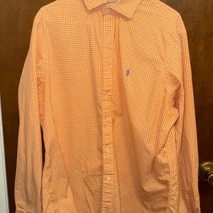 Polo Ralph Lauren Orange Gingham Shirt